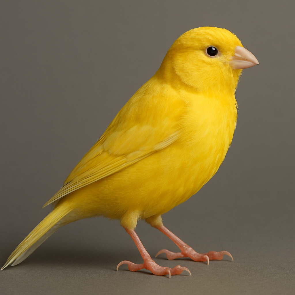 Guía de aves: hero con canario en posadero natural