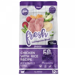 Pienso Fresh Mediterranean Blend Puppy 12kg para cachorros en Zootropic