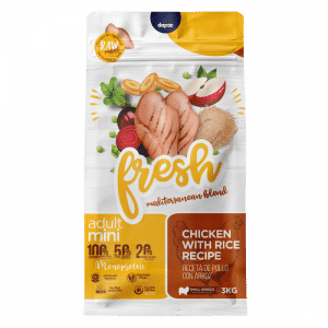 Pienso Fresh Mediterranean Blend Adult Mini 3kg para perros pequeños en Zootropic