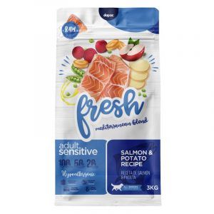 Pienso Fresh Mediterranean Blend Adult Sensitive 3kg para perros sensibles en Zootropic