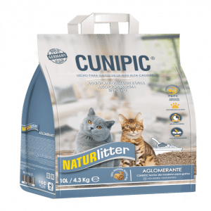 Arena aglomerante Naturlitter Clumping para gatos en Zootropic Burgos