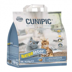 Arena aglomerante Naturlitter Clumping para gatos en Zootropic Burgos