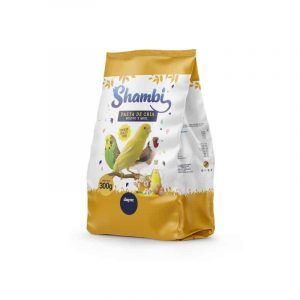 Pasta de huevo Shambi 300gr alimento para aves en Zootropic Burgos