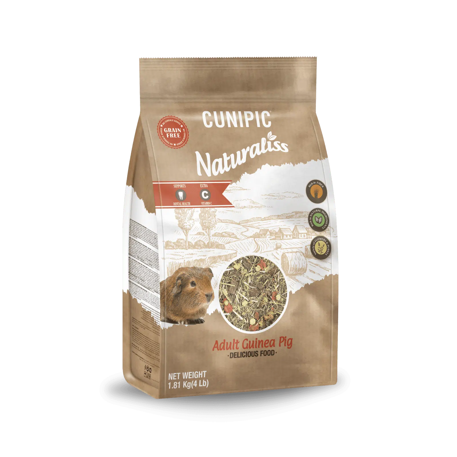 Alimento Naturaliss para cobayas (guinea pig) en Zootropic