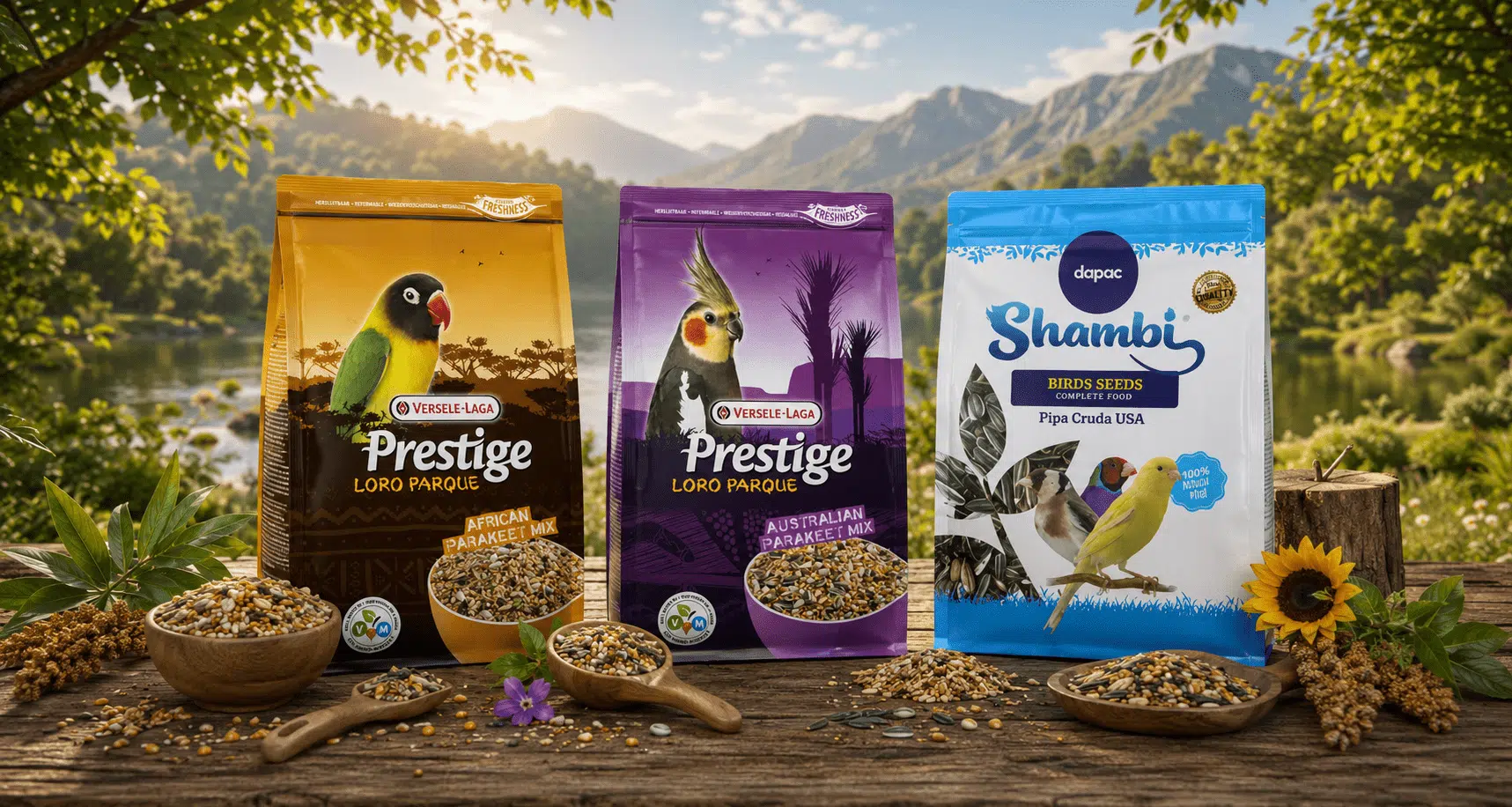 Selección de alimento Versele-Laga para aves