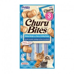 Churu CAT Bites receta de atún con vieira en Zootropic Burgos
