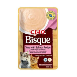 Churu CAT Chicken BISQUE atún con salmón en Zootropic Burgos