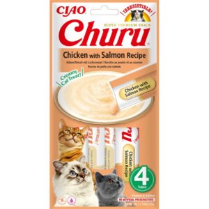 Churu Receta de pollo con salmón en Zootropic Burgos