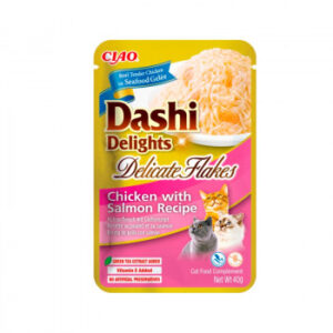 Dashi Delight Delicate Flakes Pollo y Salmón en Zootropic Burgos
