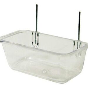 Bañera transparente para pájaros disponible en Zootropic Burgos