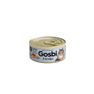 FRESKO CAT STERILIZED BEEF WITH CHICKEN AND GREENS 70 g.