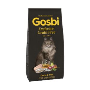 GOSBI EXCLUSIVE GRAIN FREE CAT STERILISED DUCK 400 g