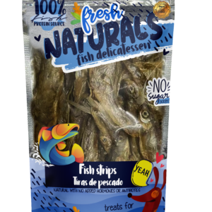 Fresh Naturals pescaditos, tiras de pescado (fish strips) en Zootropic Burgos