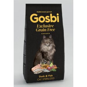 GOSBI EXCLUSIVE GRAIN FREE CAT STERILISED DUCK 2 kg en Zootropic Burgos