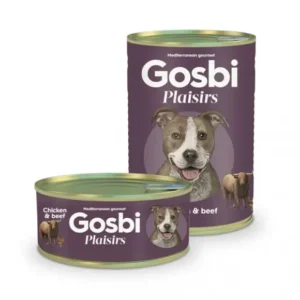 GOSBI PLAISIRS CHICKEN&BEEF 400 g (POLLO CON BUEY).