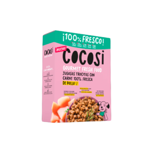 TROCITOS CON CARNE POLLO 100% FRESCA, SEMIHÚMEDA 1KG