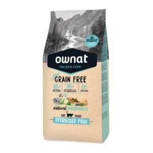 OWNAT JUST GRAIN FREE GATO STERILIZED FISH 3KG en Zootropic Burgos
