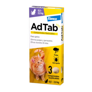 ADTAB 12MG 1 COMP MASTICABLE 0,5-2KG GATO en Zootropic Burgos